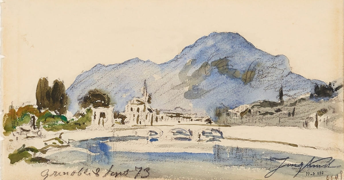 Environs de Grenoble (1873) - Johan Barthold Jongkind