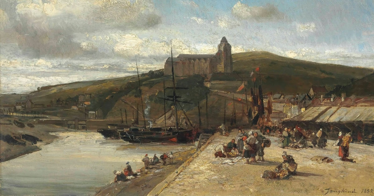 Notre-Dame vue du quai de la Tournelle (1852) - Johan Barthold Jongkind